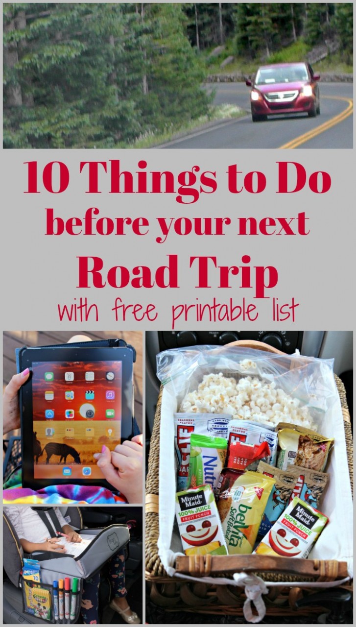Road trip with kids: use this handy checklist as preparation!