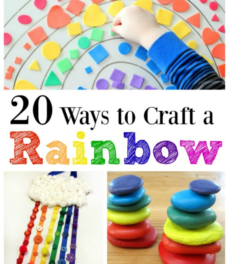 20 Easy Rainbow Crafts for Preschool & Elementary Kids - Edventures ...