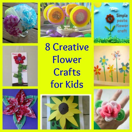 8 Amazing Kids Flower Crafts - KC Edventures