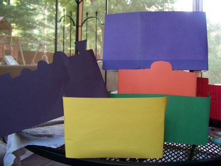 Create Your Own Freight Train & Color Matching Activity