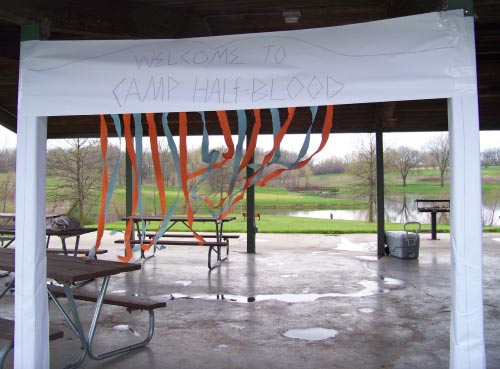Camp Halfblood at Percy Jackson Party