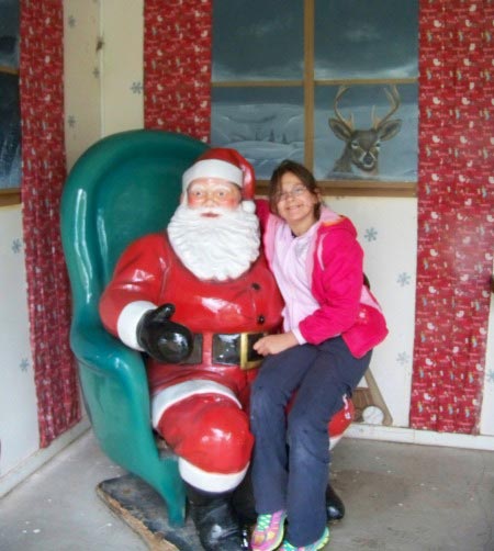 Santa at Storybook Island