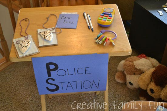 pretend police station