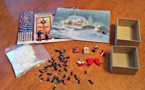 Supplies for Handmade Vintage Ornaments