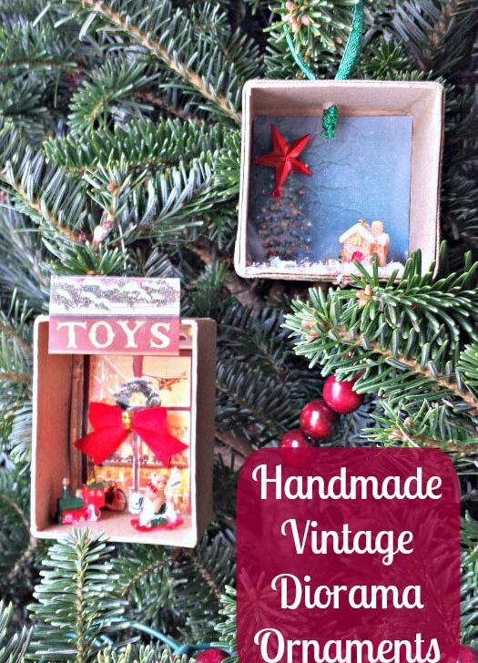 Vintage Ornament Box Dioramas - Little Vintage Cottage