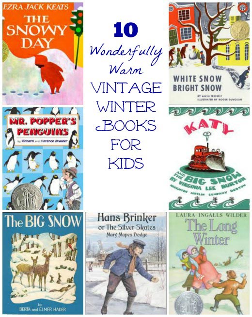 vintage winter books for kids