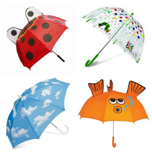 Fun Kids Umbrellas for a Rainy Day