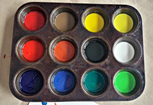 Watercolor paints