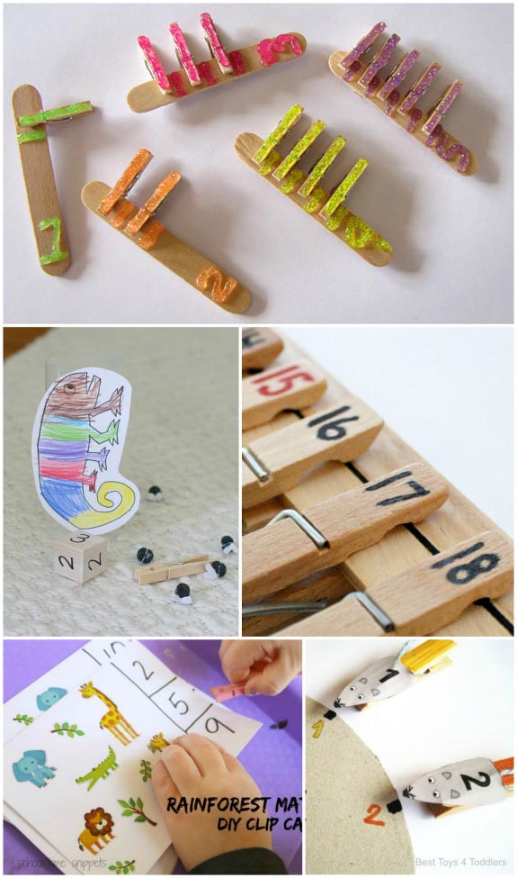 33 ways to use clothespins, lots of games, but i love these clothespin  people from How To Make Vintage Clothe…