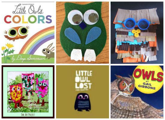 owl books and crafts for kids