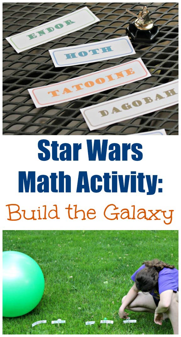 Star Wars Planets Math Game with free printable