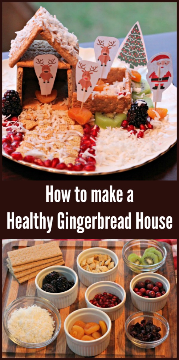 healthy gingerbread house