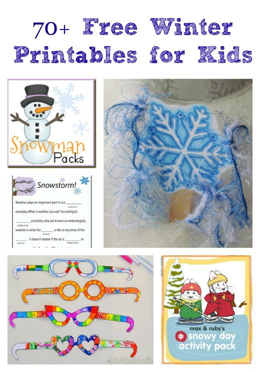 FREE Printable Winter Dot Printables for Toddlers & Preschoolers