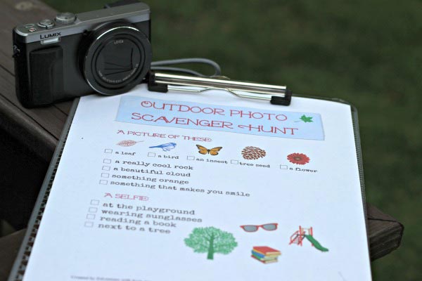 Printable Photo Scavenger Hunt for Kids