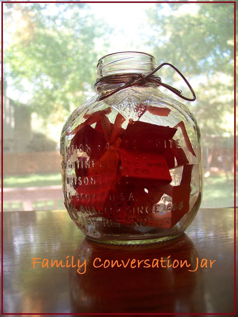 Family Conversation Jar