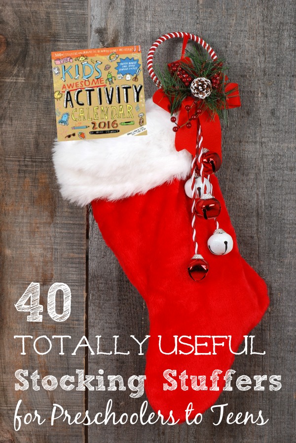 creative stocking stuffer ideas for preschoolers, kids, tweens and teenagers