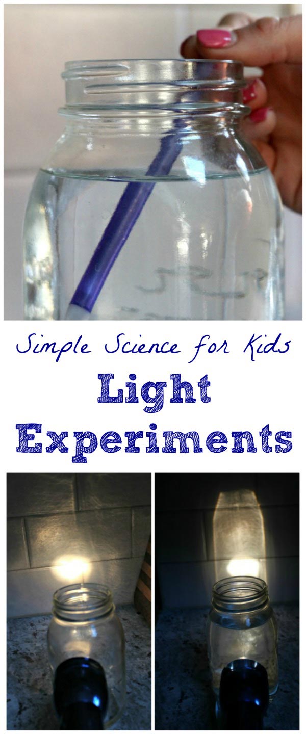 Easy Science Experiments for Kids: Light Refraction and Bending a Pencil