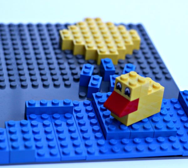 The water cycle - and easy science project using LEGOS