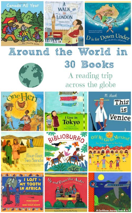 Kids books that explore the world
