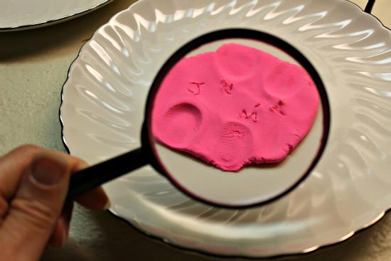 Making fingerprints in clay | Edventures with Kids