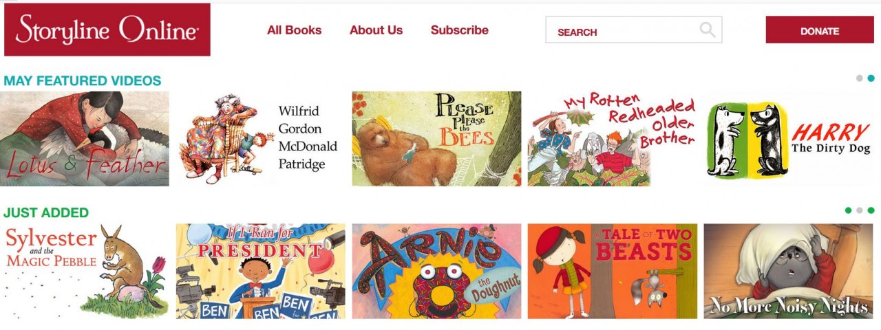 Storyline free online read aloud picture books