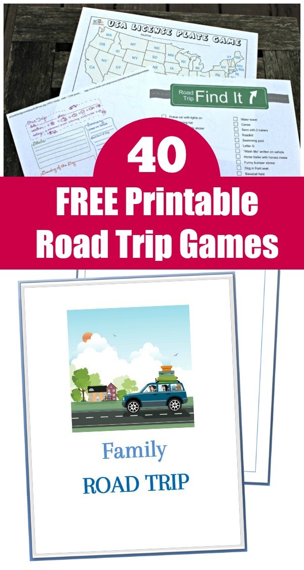 Road trips games and activities for kids, tweens and teens