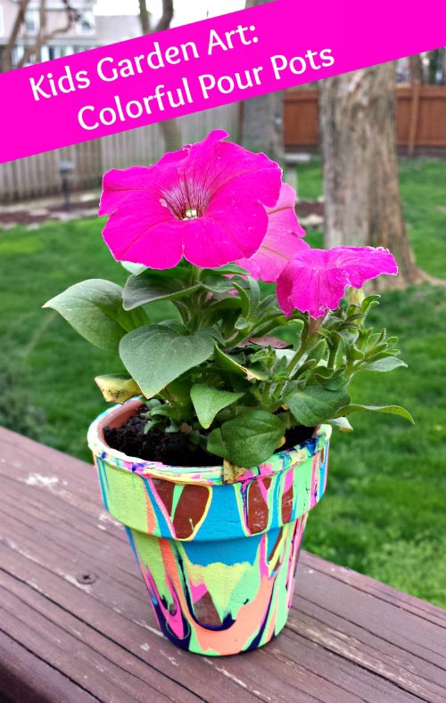 DIY Glow in the Dark Flower Pots