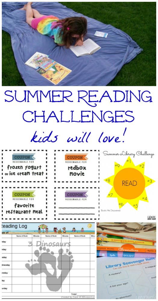 2019 FREE Summer Reading programs and Book Logs for kids and teens!