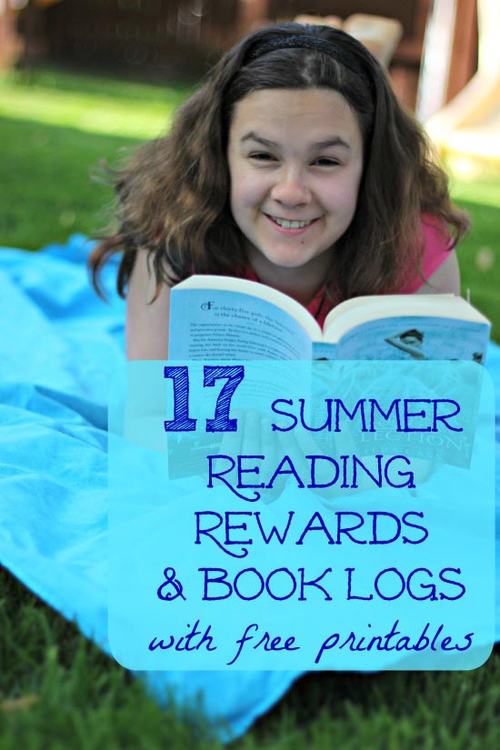 Awesome list of Summer Reading Programs, free book logs for kids and reading incentives!