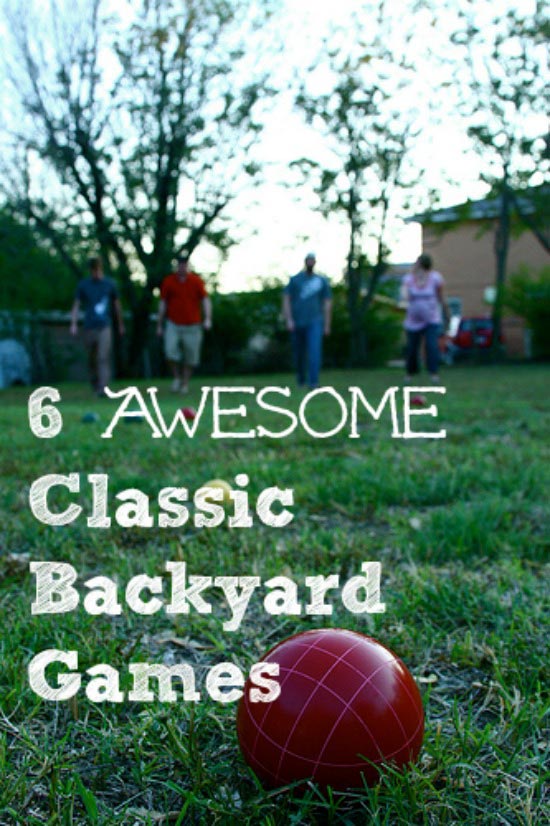 Awesome Lawn Games for the Backyard -- perfect for the whole family!