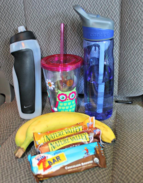Snack ideas for Car Trips - what to bring on a day trip with kids - fun places to go near me