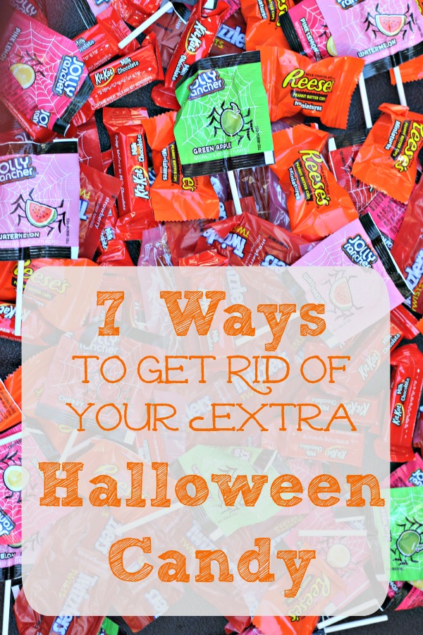 How to get rid of extra Halloween candy