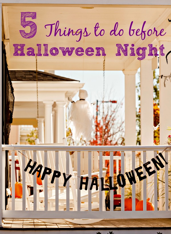 Things to do at home on Halloween night and ways to get ready!