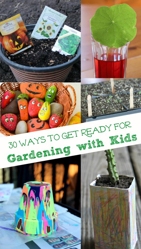Easy Gardening crafts and ideas for preschool and elementary kids!