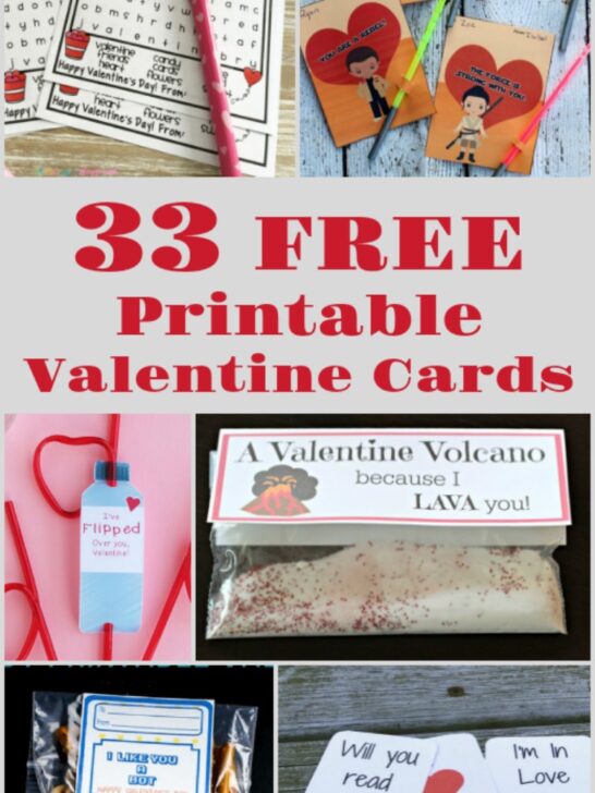 Non Candy Valentine Ideas | Scavenger Hunt printables