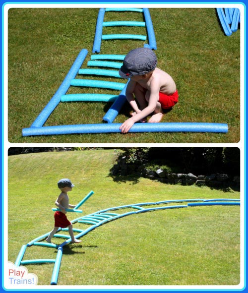 Build a Train Track sprinkler