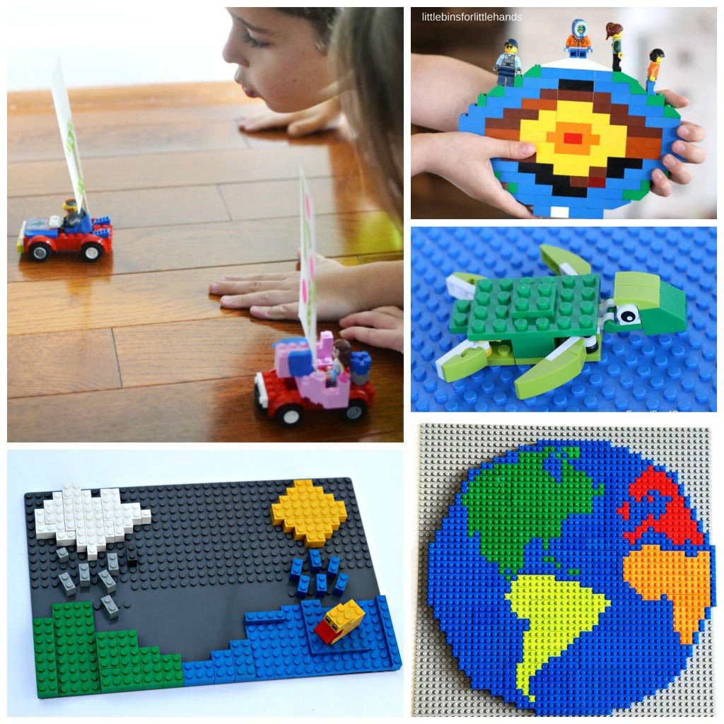 LEGO projects with an environmental theme -- great for Earth Science or Earth Day