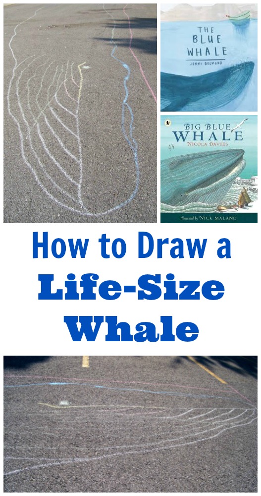 how to draw a blue whale for kids