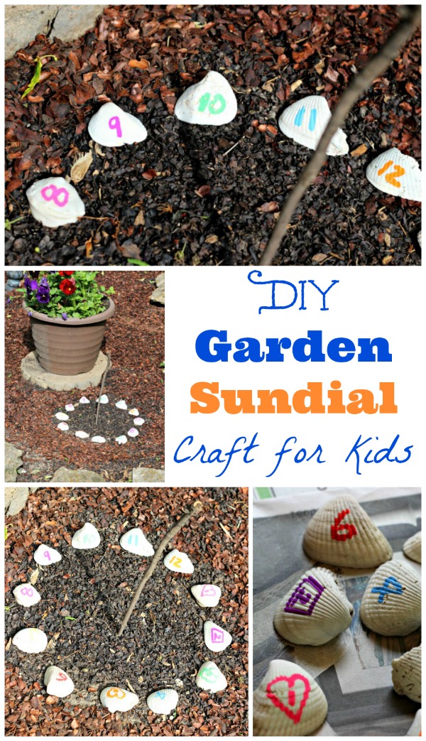 DIY Sundial - great outdoor craft and STEM activity for kids!