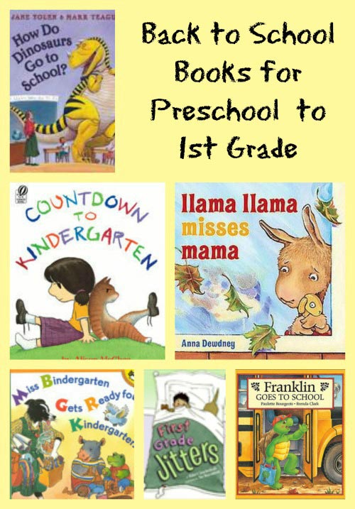 Back to School books Preschool, Kindergarten and 1st Grade