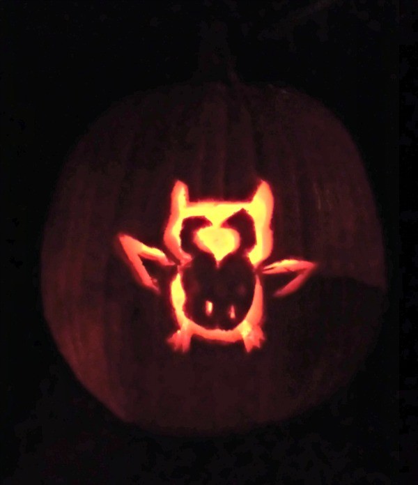 pumpkin stencils dragon