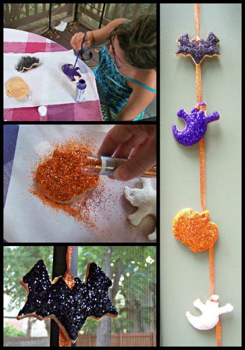 DIY Shiny Salt Dough Ornaments