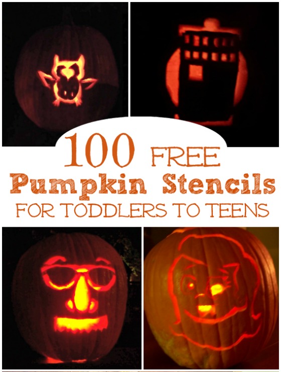 kids pumpkin stencil