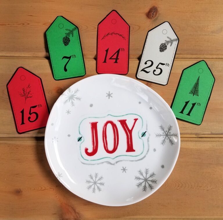 Printable Advent Calendar Numbers Free Printable Tags pdf