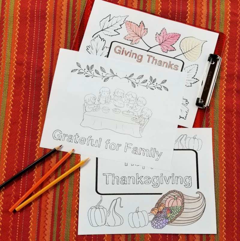 Free printable Thanksgiving Coloring sheets for kids and adults