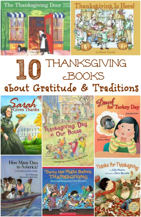 Thanksgiving books for kids - stories about gratitude and tradition