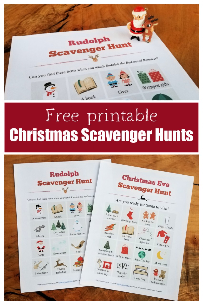 Christmas scavenger hunt ideas