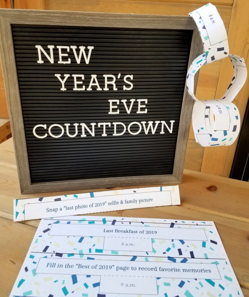 New Year’s Eve Countdown Activities (with printable!) ObKids