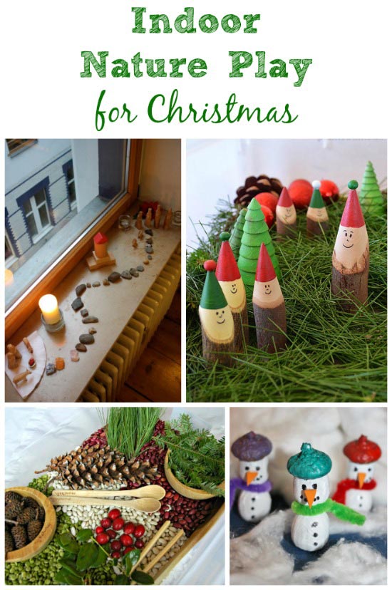 Nature-themed Christmas crafts