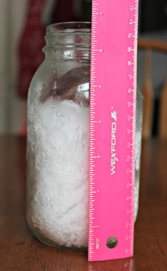 snow science experiment for preschool, elementary and middle school